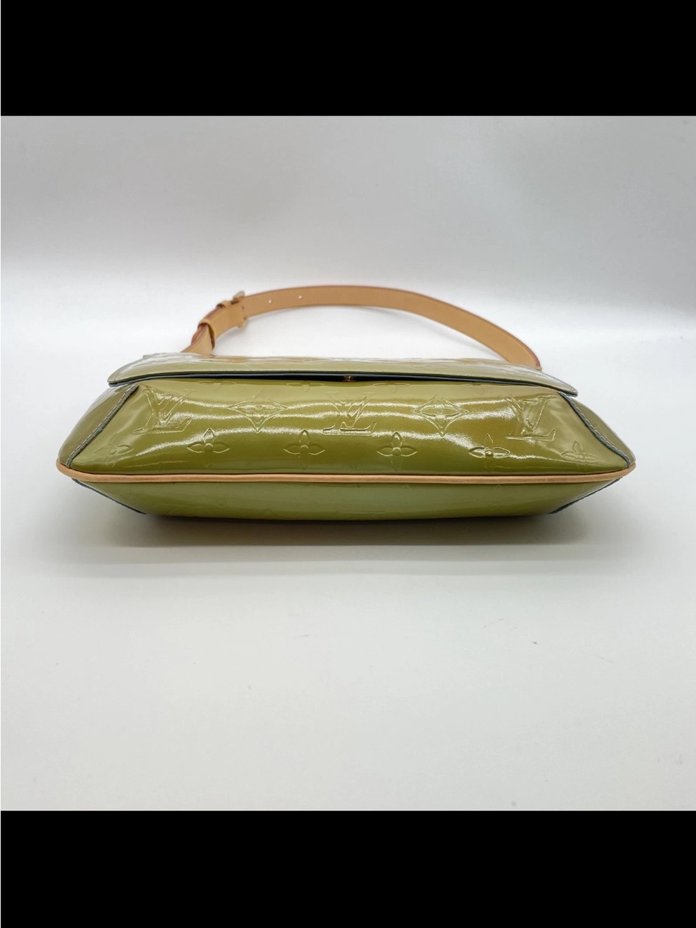 Louis Vuitton Olive Green Vernis Thompson street - Picture 11 of 16
